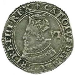 6 Pence - Charles I 1st bust, group A