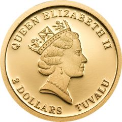 2 Dollars - Elizabeth II Los Reyes Sailing Ship