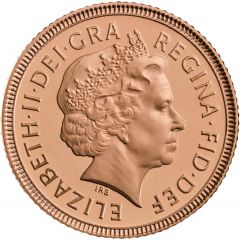 1/2 Sovereign - Elizabeth II 4th portrait, Golden Jubilee