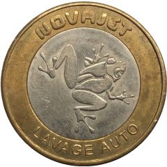 Jeton de lavage auto - Novajet bi-métallique