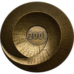 médaille MONNAIE DE PARIS calendrier 2001