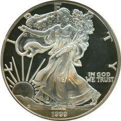 8 oz silver 1999 Giant Statehood Quarters