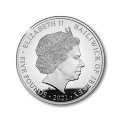 5 Pounds - Elizabeth II Robert Walpole, Silver Proof