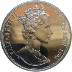 1 Crown - Elizabeth II European Football Championship Holland Switzerland