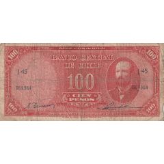 100 Pesos 10 Condores