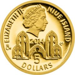 5 Dollars - Elizabeth II George of Poděbrady