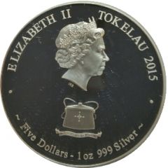 5 Dollars - Elizabeth II Capricorn