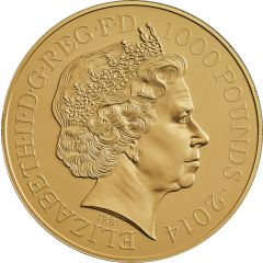 1000 Pounds - Elizabeth II World War I, Gold Proof