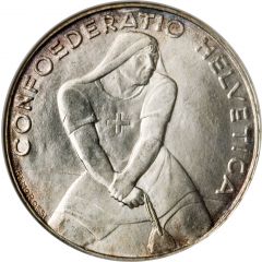 5 Francs `Laupentaler` Battle of Laupen