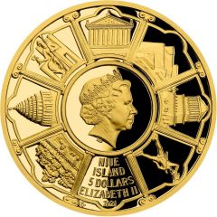 5 Dollars - Elizabeth II The Hanging Gardens of Babylon