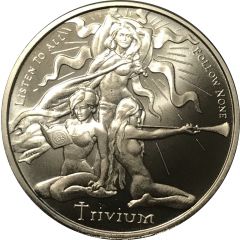 1 oz Silver Silver Shield - Trivium Girls