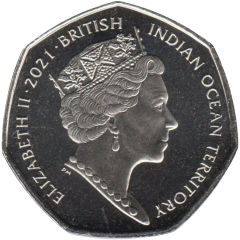 50 Pence - Elizabeth II Clown triggerfish