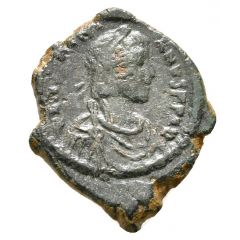 8 Nummi - Justinian I Thessalonica, Type ⳨