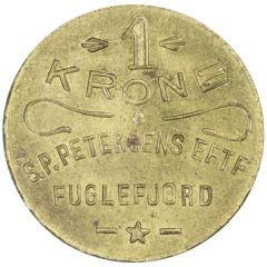 1 Krone S. P. Petersens Eftf