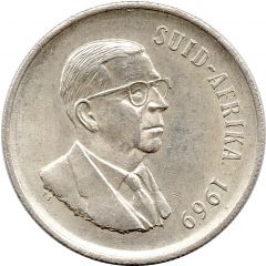 1 Rand Dr. T.E. Dönges, Afrikaans Legend - SUID AFRIKA
