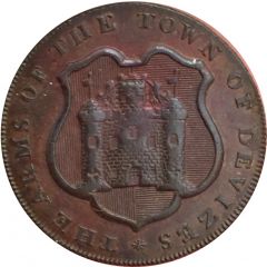 1/2 Penny Wiltshire - Devizes / J. Baster