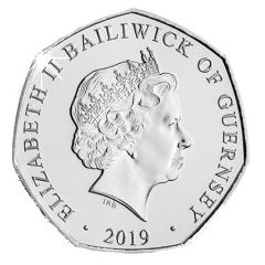 50 Pence - Elizabeth II 50th Anniversary of Concorde - Runway