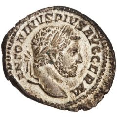 Denarius - Caracalla P M TR P XX COS IIII P P, Victory