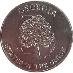Token - Shell’s States of the Union Coin Game, Version 2 Georgia / Maine