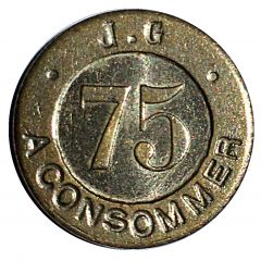 75 Centimes - J. G