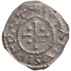Denier - Lothair I Dorestad mint, temple