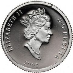 75 Dollars - Elizabeth II Pronghorn Antelope, platinum