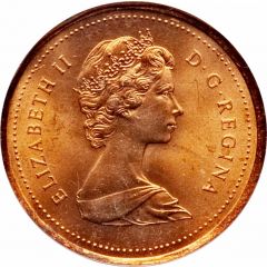 1 Cent - Elizabeth II 2nd portrait, 12 sided