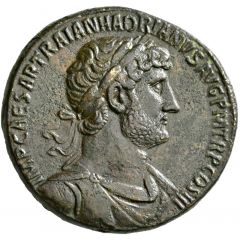 Sestertius - Hadrian PIETAS AVGVSTI S C, Pietas