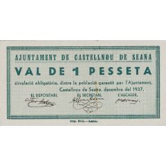1 Peseta Castellnou de Seana