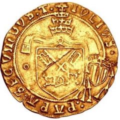 Gold Ecu - Julius II George of Amboise Legate