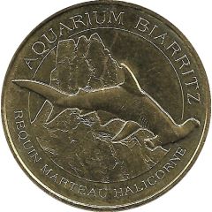 Monnaie de Paris Tourist Token - Aquarium de Biarritz Requin marteau Halicorne