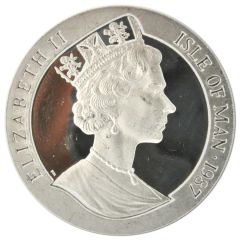 1/2 Crown - Elizabeth II Bicentenary of America`s Constitution, Platinum