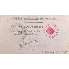 200 Pesetas Tivissa