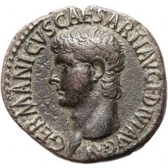 As - Germanicus C CAESAR DIVI AVG PRON AVG P M TR P IIII P P