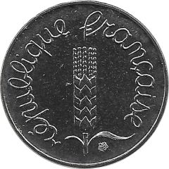 1 Centime 5th republic