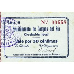 50 Céntimos Campos del Río