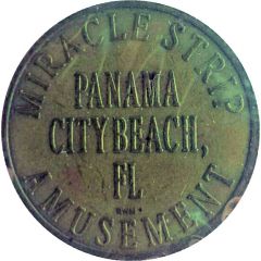 Game Token - Miracle Strip Amusement Panama City Beach, Florida
