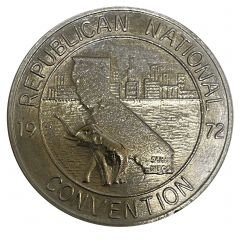 1972 Republican National Convention Medal San Diego, California