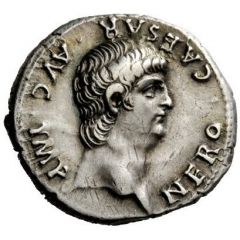 Denarius - Nero PONTIF MAX TR P VII COS IIII P P