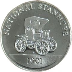 Franklin Mint - Collection of Antique Car Coins - Series 3 National Stanhope