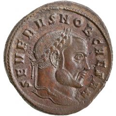 Nummus - Severus II VIRTVS AVGG ET CAESS NN, Ticinium