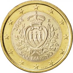 1 Euro 1st type, 1st map