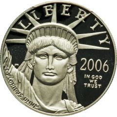 50 Dollars `American Platinum Eagle` Bullion Coinage