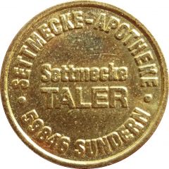 Settmecke Taler - Settmecke Apotheke Sundern