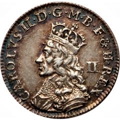 2 Pence - Charles II Milled Coinage