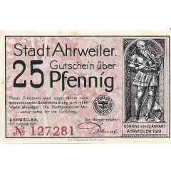 25 Pfennig redviolett issue