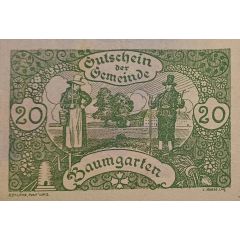 20 Heller Baumgarten