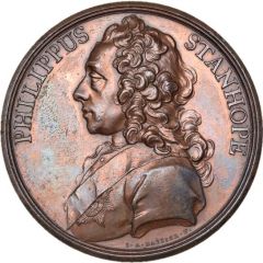 Medal - George II Philip Stanhope, bronze