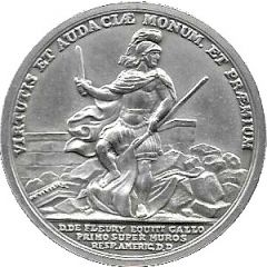 Medal - America`s First Medals Colonel De Fleury