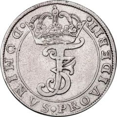 4 Mark Danske - Frederik III Motto on obverse, type I